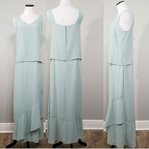 Ursula of Switzerland Dresses & Skirts - VTG Ursula Of Switzerland Maxi Dress 10 Event Wedding Party USA Embellished Y2K